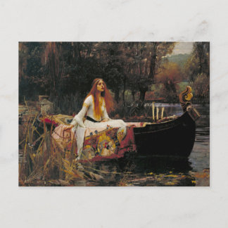 The Lady of Shalott 1888 John William Waterhouse Postcard