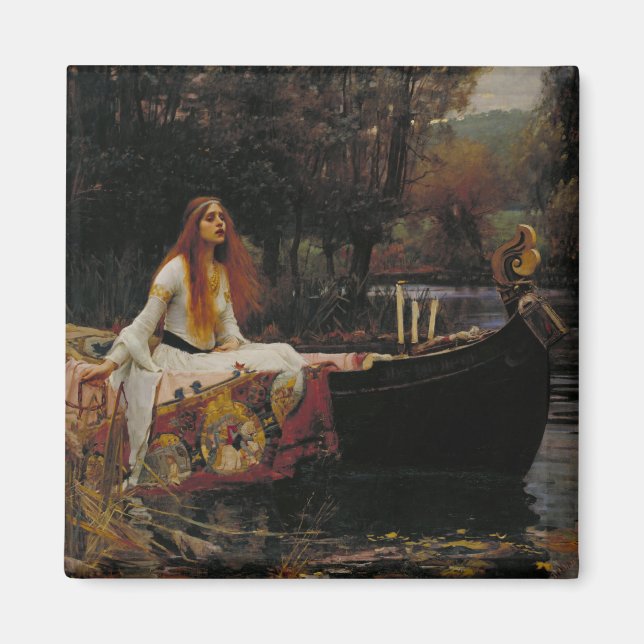 The Lady of Shalott: A Celtic Ghost Story Magnet (Front)