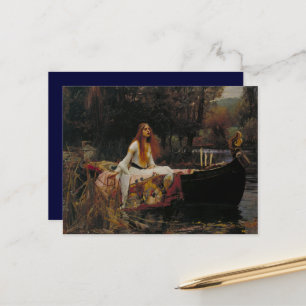 The Lady of Shalott: A Celtic Lake Ghost Story Postcard