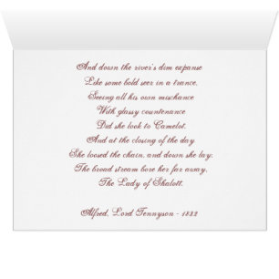 "The Lady of Shalott" by John W. Waterhouse