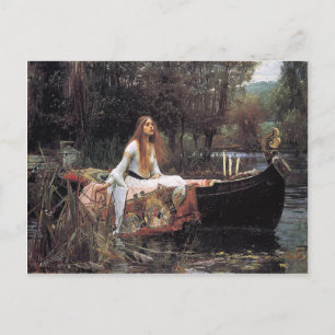 The Lady of Shalott by John W. Waterhouse Postcard