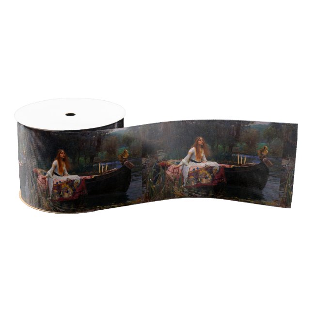 The Lady of Shalott by John William Waterhouse Grosgrain Ribbon (Spool)