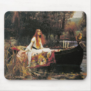 The Lady of Shalott by John William Waterhouse Mouse Pad