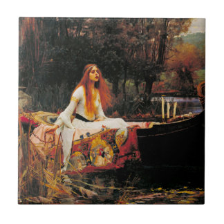The Lady of Shalott, c. 1888 by John Waterhouse Ceramic Tile