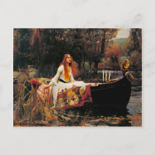 The Lady of Shalott, c. 1888 by John Waterhouse Postcard