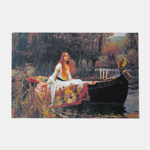 The Lady of Shalott, John William Waterhouse Doormat