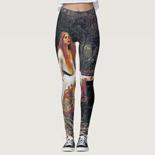 The Lady of Shalott, John William Waterhouse Leggings (Front)