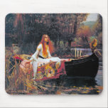 The Lady of Shalott, John William Waterhouse Mouse Pad<br><div class="desc">John William Waterhouse RA (6 April 1849 – 10 February 1917) was an English painter known for working first in the Academic style and for then embracing the Pre-Raphaelite Brotherhood's style and subject matter. His artworks were known for their depictions of women from both ancient Greek mythology and Arthurian legend....</div>