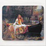 The Lady of Shalott, John William Waterhouse Mouse Pad<br><div class="desc">John William Waterhouse RA (6 April 1849 – 10 February 1917) was an English painter known for working first in the Academic style and for then embracing the Pre-Raphaelite Brotherhood's style and subject matter. His artworks were known for their depictions of women from both ancient Greek mythology and Arthurian legend....</div>