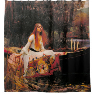 The Lady of Shalott John William Waterhouse Shower Curtain