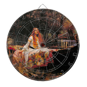The Lady of Shalott (Mediaeval Beauty) Dartboard