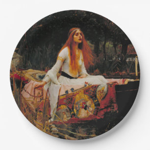 The Lady of Shalott Paper Plate