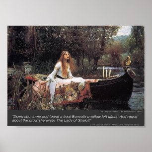 The Lady of Shalott print