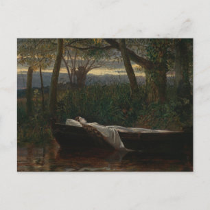 The Lady of Shalott Walter Crane Postcard