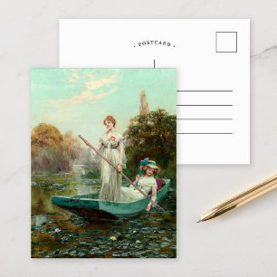 The Lady of the Lake   Henry John Yeend King Postcard