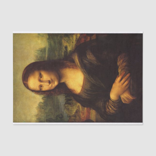The Lady Smiles Tissue Paper (Front)