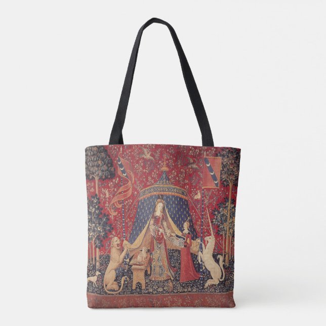 The Lady & The Unicorn Tote Bag (Back)