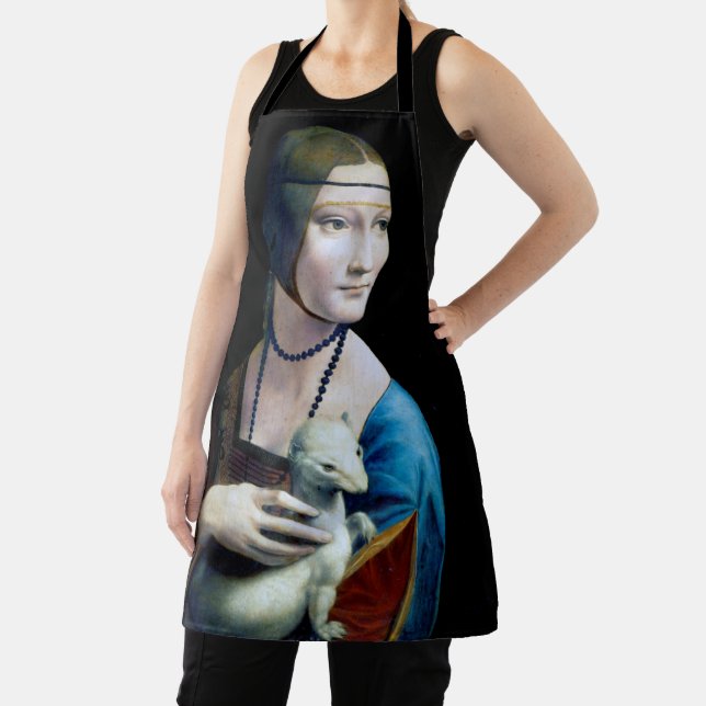 The Lady with an Ermine, Leonardo da Vinci Apron (Insitu)