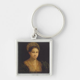 The Lady with the Green Turban Key Ring
