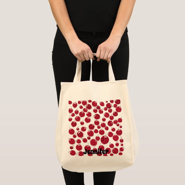 The Ladybug Shindig Tote Bag (Front (Product))