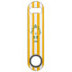 The Lake Club Green Crest Yellow Nautical Stripe