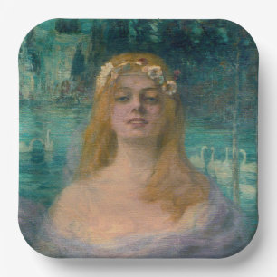 The Lake Fairy Princess (by Kimon Loghi) Paper Plate