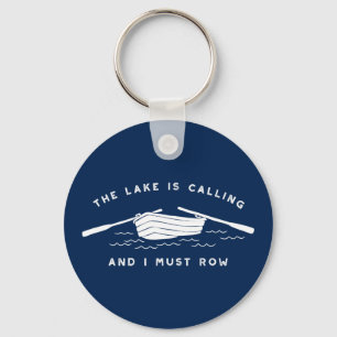 The Lake is Calling And I Must Row, Rowboat Key Ring