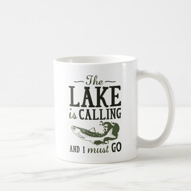 The Lake Is Calling Coffee Mug (Right)