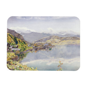 The Lake of Lucerne, Mount Pilatus in the Distance Magnet