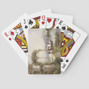 The Lake, Trentham Hall Gardens, from 'The Gardens Playing Cards