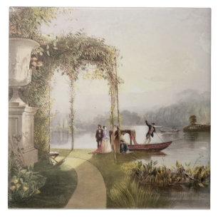 The Lake, Trentham Hall Gardens, from 'The Gardens Tile