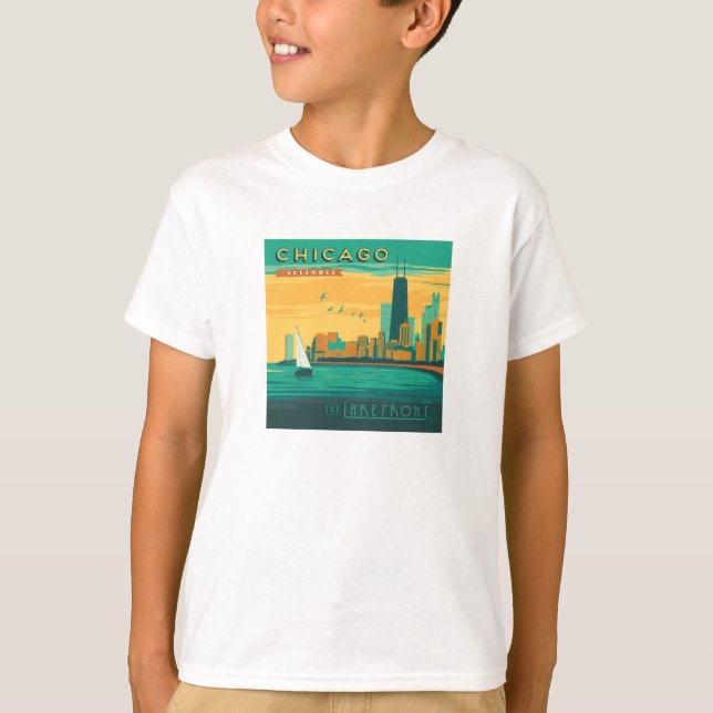 The Lakefront | Chicago, Illinois T-Shirt (Front)