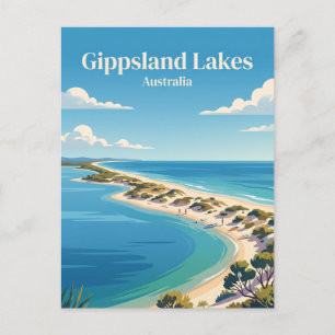 The Lakes National Park Australia Postcard