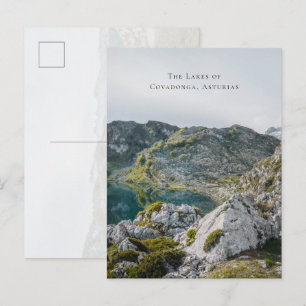 The Lakes of Covadonga, Asturias, Spain travel Postcard