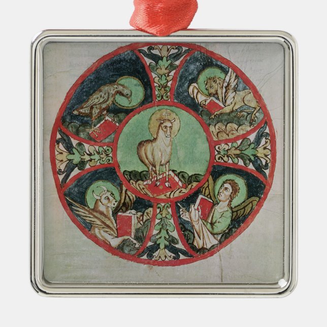 The Lamb of God Metal Ornament (Front)