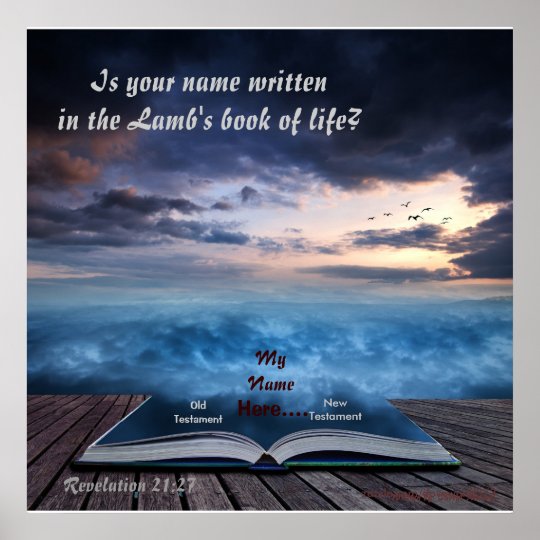 The Lamb S Book Of Life Poster Zazzle Com Au