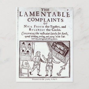 The Lamentable Complaints Postcard