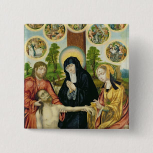 The Lamentation of the Dead Christ, c.1520 15 Cm Square Badge