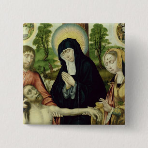 The Lamentation of the Dead Christ, c.1520 15 Cm Square Badge