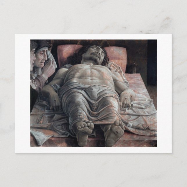The Lamentation over the Dead Christ, Mantegna Postcard (Front)