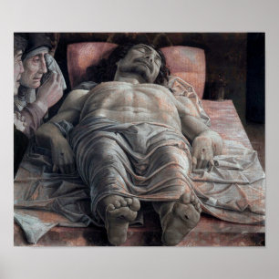 The Lamentation over the Dead Christ, Mantegna Poster