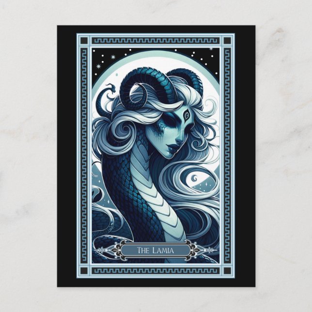 The Lamia Tarot Card (Front)