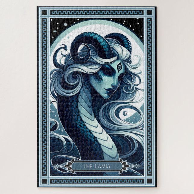 The Lamia Tarot Card Jigsaw Puzzle (Vertical)