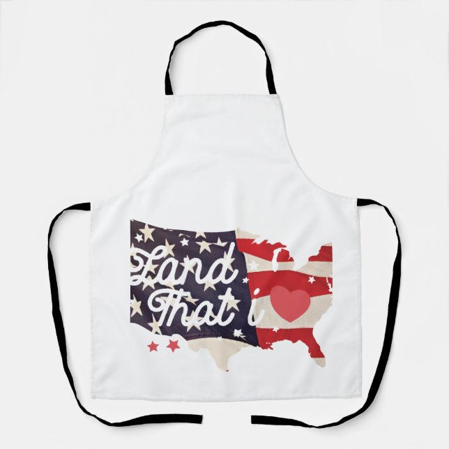 The Land I Love Apron (Front)