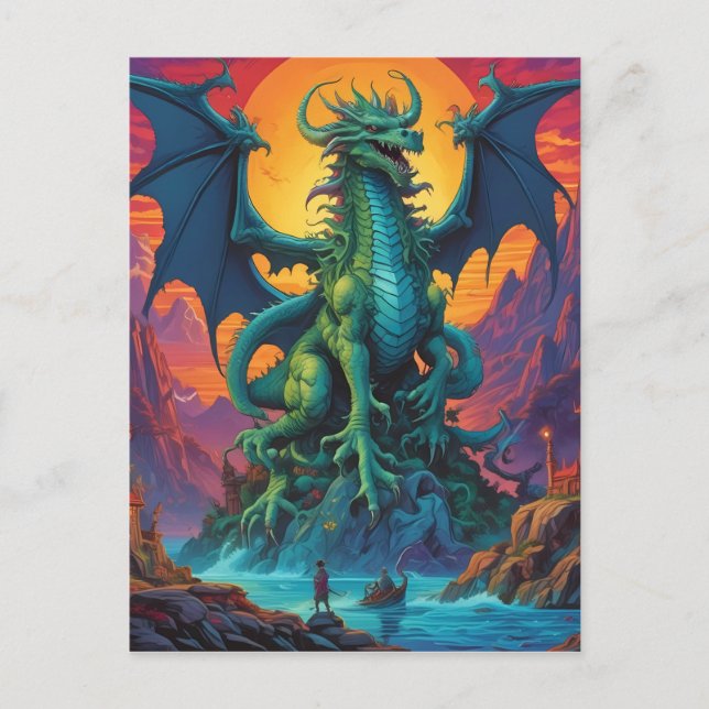 The Land Is the Dragon Postcard (Front)