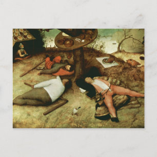 The Land of Cockaigne - 1567 Postcard