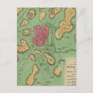 The Land Of Moriah Or Jerusalem Postcard