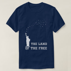 The Land Of The Free elegant patriotic T-Shirt