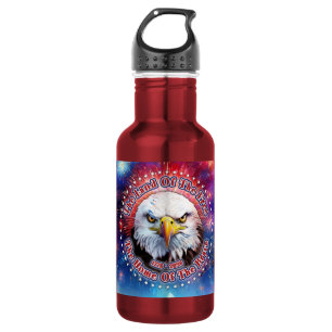 The Land Of The Free Home Brown Eagle Fireworks M 532 Ml Water Bottle