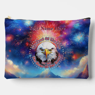 The Land Of The Free Home Brown Eagle Fireworks M Accessory Pouch